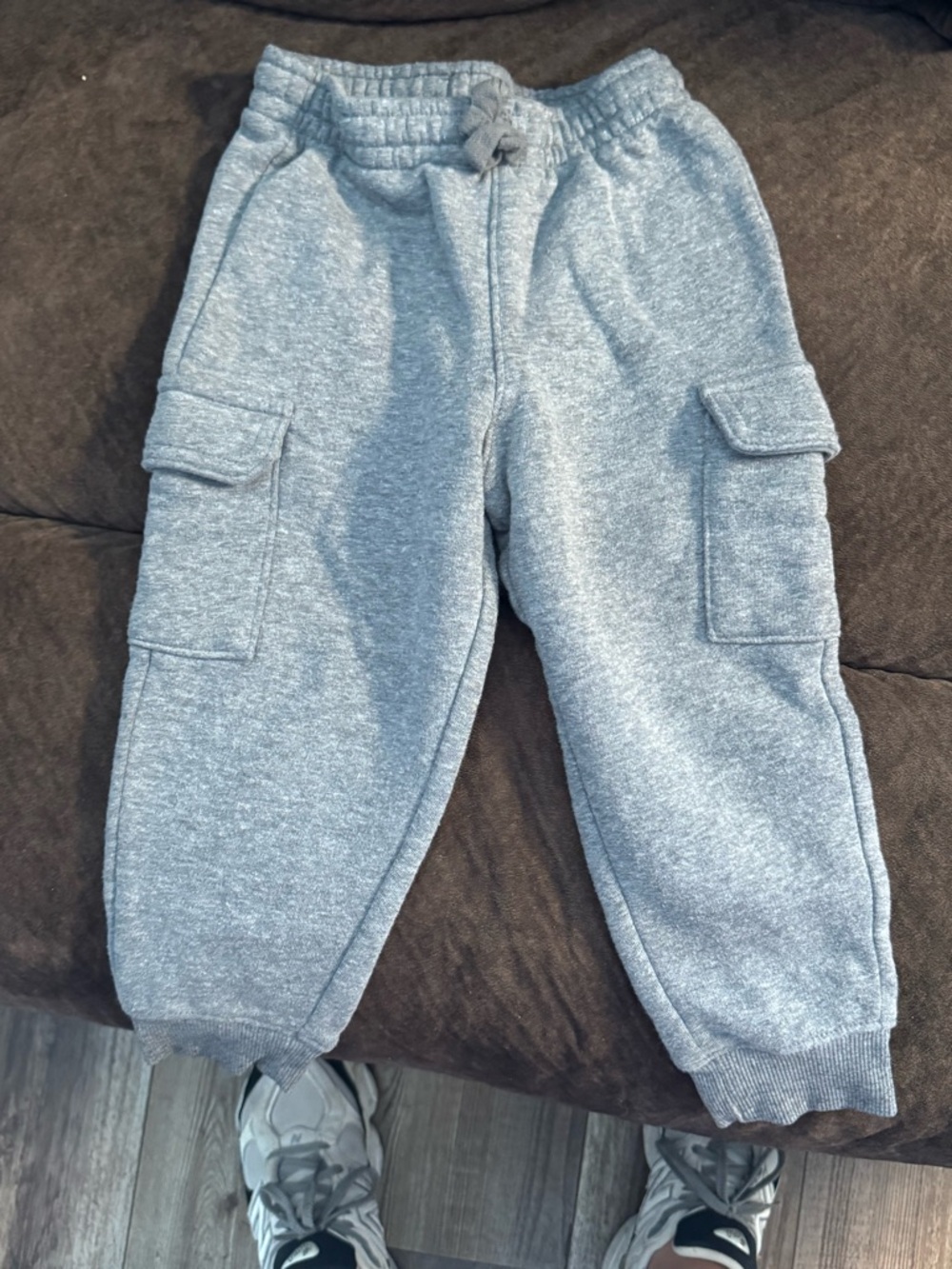 jumping beans Gray Cargo Joggers with Drawstring